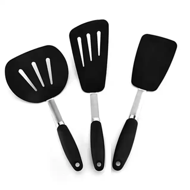 Home Kitchen Non-stick Stainless Steel Wide Pancake Turner Spatula