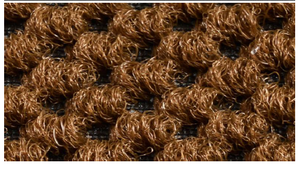 Paillasson - Dos en caoutchouc avec fibres de polypropylène, paillasson d'entrée en caoutchouc gaufré pour usage domestique, intérieur et extérieur - Product Image 2