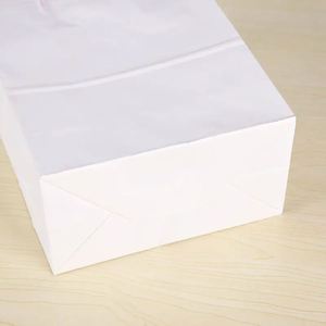 Bolsas de Papel Kraft Biodegradables de Grado Alimenticio, Hechas con Materiales Reciclados, con Asa Larga y Impresión Flexográfica - Product Image 2