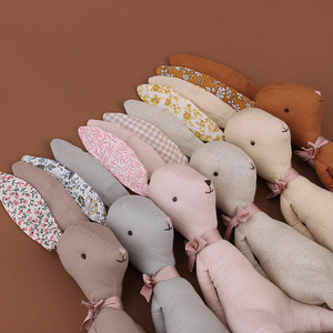 Cadeau de Pâques : Peluche Lapin Bébé, Jouet Apaisant pour Nouveau-né, Jouet Éducatif Doux pour Nourrisson, Accessoire Photo pour Bébé - Product Image 3
