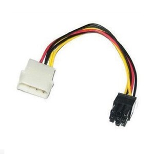<b>Power</b> Supply <b>Adapter</b> 6Pin To 4Pin Converter Cable For Graphics Card PCIe <b>Power</b> Connector - Product Image 1
