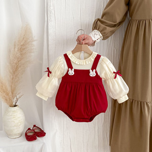 <span class=keywords><strong>Vestiti</strong></span> <span class=keywords><strong>per</strong></span> <span class=keywords><strong>neonati</strong></span> bambina principessa tuta primo mese di 100 giorni neonato vestito di celebrazione di un anno - Product Image 2