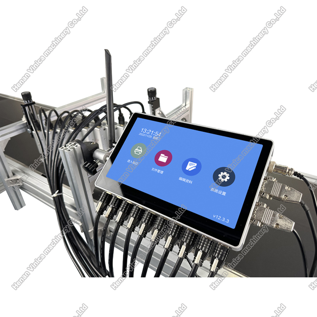 7 Inch Color Touch Screen Online Tij Thermal Batch Coding Machine Handheld Inkjet Printer