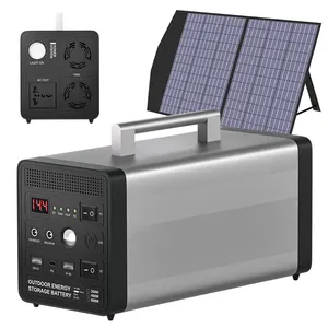 Panel surya 200w 400w darurat luar ruangan kualitas terbaik untuk stasiun daya dengan output usb