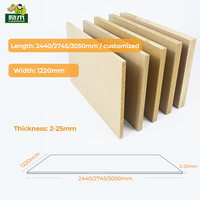 Panneau MDF brut direct usine, panneau de fibres à densité moyenne, feuille MDF unie, qualité mobilier, épaisseur personnalisée, fournisseur OEM