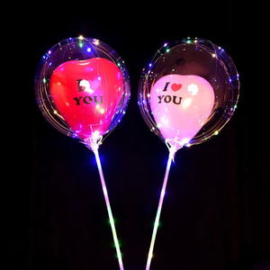 Decoración Navideña al por Mayor, <span class=keywords><strong>Globos</strong></span> Inflables Transparentes <span class=keywords><strong>con</strong></span> Luces LED Multicolores y Varillas, Juego <span class=keywords><strong>de</strong></span> Regalo - Product Image 6