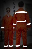 Combinaison de construction personnalisée haute visibilité vêtements de travail d'électricien pour hommes combinaison globale hautement réfléchissante uniforme de travail