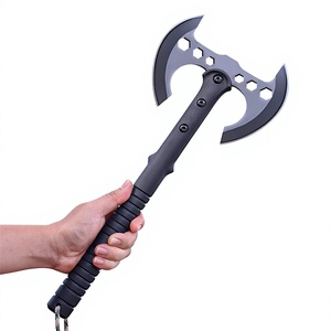 Hache de survie tactique double tranchant multi-fonctions pour camping et extérieur, modèle Yangjiang LSD-809 - Product Image 1