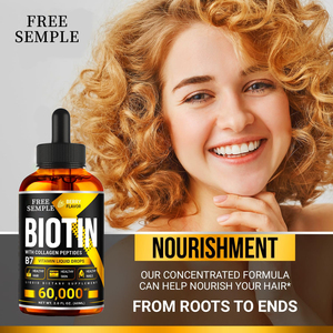 Gotas líquidas de colágeno de biotina, bebida de colágeno líquido rápido para el cabello, uñas, cuidado de la piel, vitamina <span class=keywords><strong>B7</strong></span>, adultos, no mujeres embarazadas - Product Image 6