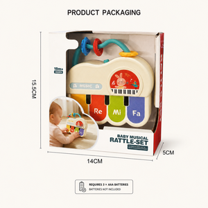 Jouet musical pour bébé, piano à capteur tactile, clavier sensoriel, apprentissage précoce, portable, pour nourrissons et tout-petits - Product Image 4