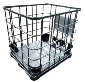Estructura de Acero Galvanizado de Alta Resistencia y Accesorios para Contenedores IBC de 1000 Litros, Paletas, Tapas y Válvulas - Product Image 1