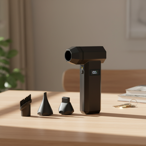 Mini Turbo Ventilador Portátil de 80000 Rpm, Plumero de Aire Eléctrico <span class=keywords><strong>Inalámbrico</strong></span> y Aspiradora para Coche 2 en 1 con Soplador de Teclado para Camping - Product Image 3