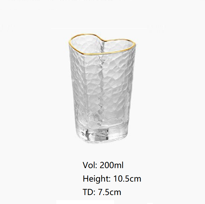 With gold rim