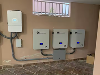 Onduleur solaire hybride Greensun 3KW 6KW 8KW 48V 220V à onde sinusoïdale pure, onduleur MPPT pour système d'énergie solaire, compatible réseau et hors réseau
