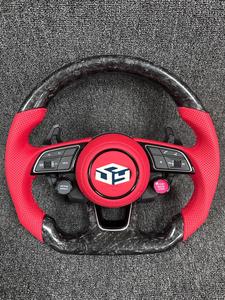 พวงมาลัยคาร์บอนไฟเบอร์ออกแบบได้ตามต้องการสำหรับรถ <span class=keywords><strong>Audi</strong></span> <span class=keywords><strong>RS</strong></span> A3 A4 A5 A6 C7 B8 R8 S3 S4 RS7 S5 <span class=keywords><strong>Q3</strong></span> Q5 RS3 TT RS5 RS6 B9 - Product Image 6