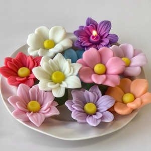 Early Riser Fleur Aromathérapie Bougie Moule DIY Tasse <span class=keywords><strong>Cire</strong></span> Décorative Résine Gypse Abrasifs pour la Saint-Valentin Paraffine <span class=keywords><strong>Cire</strong></span> - Product Image 5
