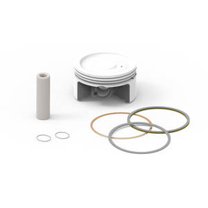 4T Ø 63 piston taille 0 avec axe Ø 14 et 3 anneaux rectangulaires taille 0 - Product Image 1