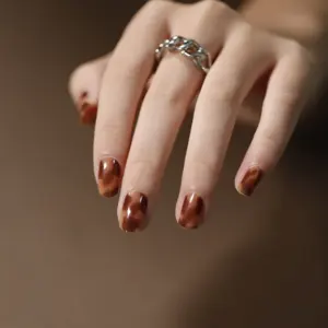 OEM ODM tırnak jeli şerit kendinden yapışkanlı düz renk glitter desen tasarım tırnak sticker tam kapak DIY nail art wrap