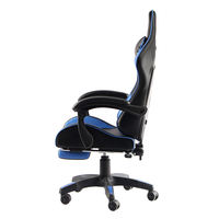 Chaise de course ergonomique bleue de haute qualité avec accoudoir de liaison