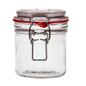 <span class=keywords><strong>8</strong></span> <span class=keywords><strong>OZ</strong></span> Kính Kín Lưu Trữ Hộp Nhỏ Với Thép Không Gỉ Khóa Kẹp-<span class=keywords><strong>Mason</strong></span> Jar Với Thép Không Gỉ Tại Ngoại Và Kích Hoạt Kẹp - Product Image 2
