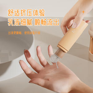 Bouteille de gel douche en silicone Hy-0185, 60 ml, format voyage, distributeur pour coffrets cadeaux de bain et de douche - Product Image 4