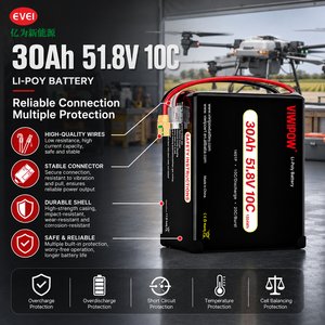 Baterai Drone Pertanian Berkualitas Tinggi 30Ah 14S 51.8v 10C Stok Massal, Laris, Dapat Disesuaikan - Product Image 4