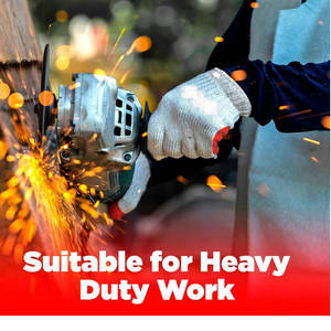 Guantes DE TRABAJO multiusos de algodón de hilo de látex rojo, guantes de seguridad antideslizantes para jardín de almacén móvil de construcción resistente sumergidos - Product Image 6