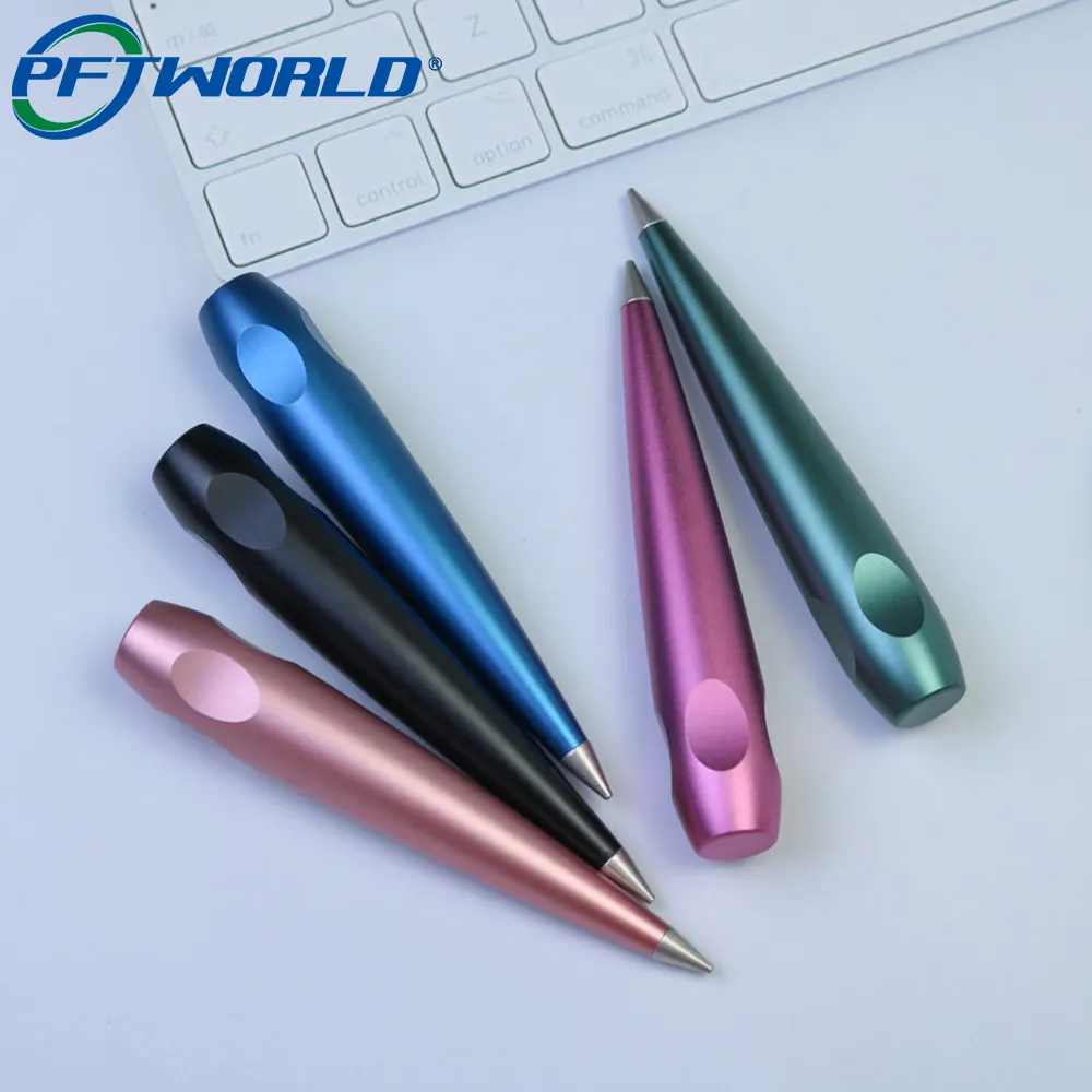 Aanpassen Hoge Kwaliteit CNC Mechanische Aluminium Titanium Messing Pen Metalen