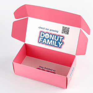 Bán buôn Logo tùy chỉnh bưu phẩm Bao bì nhỏ Gấp bìa thực phẩm Snack Bánh Cookie Gói Hội Đồng Quản trị hộp giấy - Product Image 1