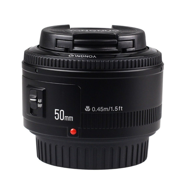 Yongnuo Yn50mm Yn 50mm Auto Lens F1.8 Mf Lens For Dslr Cameras