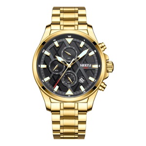 Drioshipping Montre à quartz de luxe pour hommes Design créatif Bracelet de sport décontracté Verre Acier inoxydable Montre-bracelet d'affaires à breloques - Product Image 6