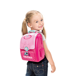 Sac à dos de jeu d'imitation amusant pour enfants : Maquillage, Outils de Docteur, Ustensiles de Cuisine - Ensemble de Jouets - Product Image 6