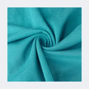 High Quality 40S Plain Knitted Elastin 95% Cotton 5% Spandex 170Gsm Soft Single Jersey Plain Fabric
