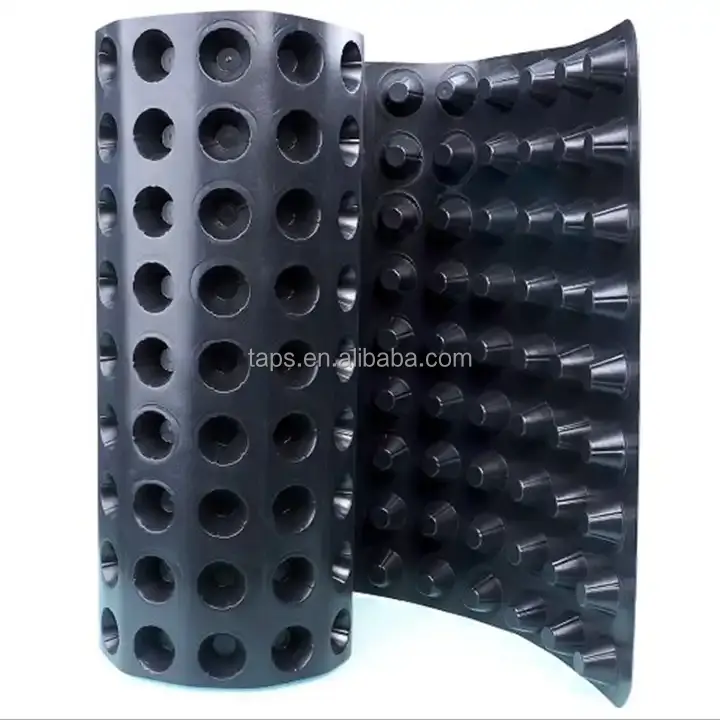 Plastic Dimpled Foundation Membrane Dimple Waterproof Hdpe Drain