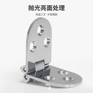 Bisagra abatible de aleación de zinc, bisagra plegable de 180 grados para armarios, guardarropas, cajones, muebles, diseño moderno - Product Image 3