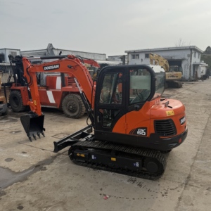 Doosan DX60 Mini Excavator Strong Digging Force Comfortable Cab Reliable Quality Perfect For Farm Renovation And <b>Small</b> Projects - Product Image 3