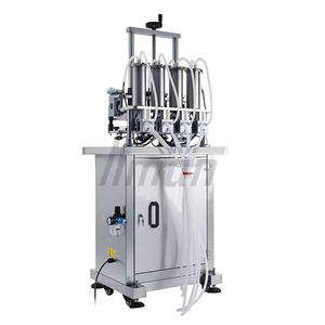 Máquina de Llenado de Botellas al Vacío de 4 Cabezas, Automática y Eléctrica, para Aceite, Té y Bebidas, a Prueba de Explosiones, con Altura Ajustable, para Envasado de Líquidos - Product Image 1