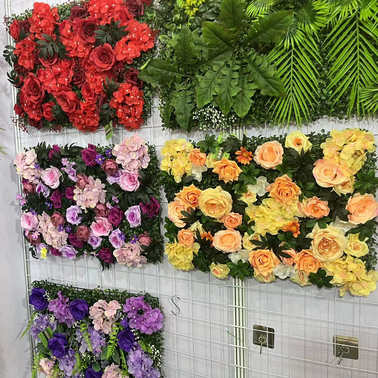 V25 Factory Direct Großhandel Künstliche Blume Wand Blumen paneele Gefälschte Blumen Für Zuhause Hochzeit Salon Wand dekoration Bühne Hintergrund| Alibaba.com