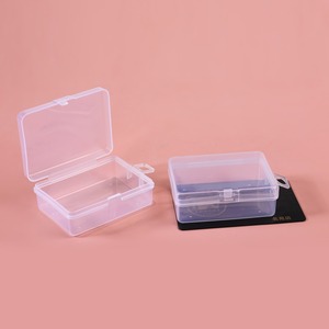 Transparent <b>Plastic</b> Storage <b>Box</b> 6.8x5.1x2.3cm Rectangle With Lid General Packaging Jewelry <b>Box</b> - Product Image 4
