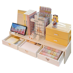 Soporte Elevador para Monitor de Escritorio con Cajones de Almacenamiento, Soporte Multifuncional para Laptop para Organización de Escritorio - Product Image 3
