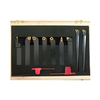 Ensemble d'outils de tournage 25x25/9 pièces, lames en carbure revêtues, accessoires de couteaux pour machine à tournage OEM à prix réduit
