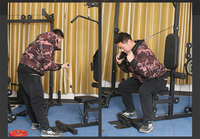 Machine de musculation à domicile avec poulie, positions de câble, entraînement du corps, barre de musculation