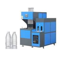 Machine semi-automatique de moulage par soufflage d'ANIMAL FAMILIER d'usine professionnelle de la Chine petite bouteille en plastique faisant la machine