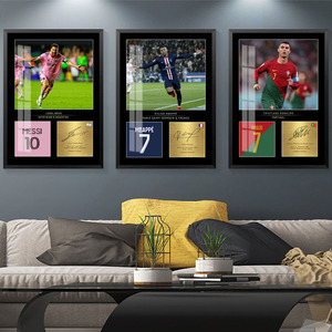 Poster di Calciatori Famosi all'Ingrosso: Cristiano Ronaldo, <span class=keywords><strong>Lionel</strong></span> <span class=keywords><strong>Messi</strong></span>, Kylian Mbappé, Neymar, Arte Decorativa per Negozi di Lotterie - Product Image 3