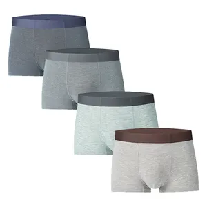 OEM High Quality Breathable And Bacteriostatic Bamboo Fiber Boxer Briefs For Men