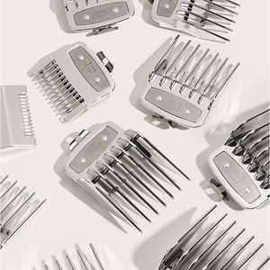 Peigne de guidage électroplaqué argenté pour tondeuse à cheveux électrique, peigne de positionnement pour hommes, accessoires de coiffure - Product Image 2