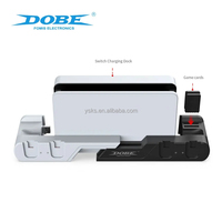 Station de charge 4-en-1 TNS-0122 pour NS, support de charge pour N Switch Joy Con, alimentation et station de charge