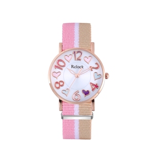 WJ-10732 Montre à quartz pour femme, style simple et élégant, avec sac en toile, accepte <span class=keywords><strong>la</strong></span> personnalisation, vente en gros à bas prix - Product Image 4
