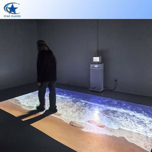 Hệ thống máy chiếu sân chơi trong nhà tất cả trong một trò chơi chiếu tương tác sàn thông minh di động - Product Image 1