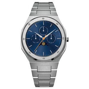 Orologio da polso cronografo da uomo montre femme Moment beauty moon phase cronometro semplice per il tempo libero - Product Image 3